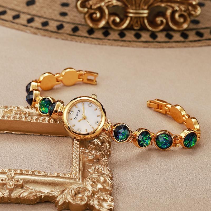 Pearl & Malachite Dress Watch