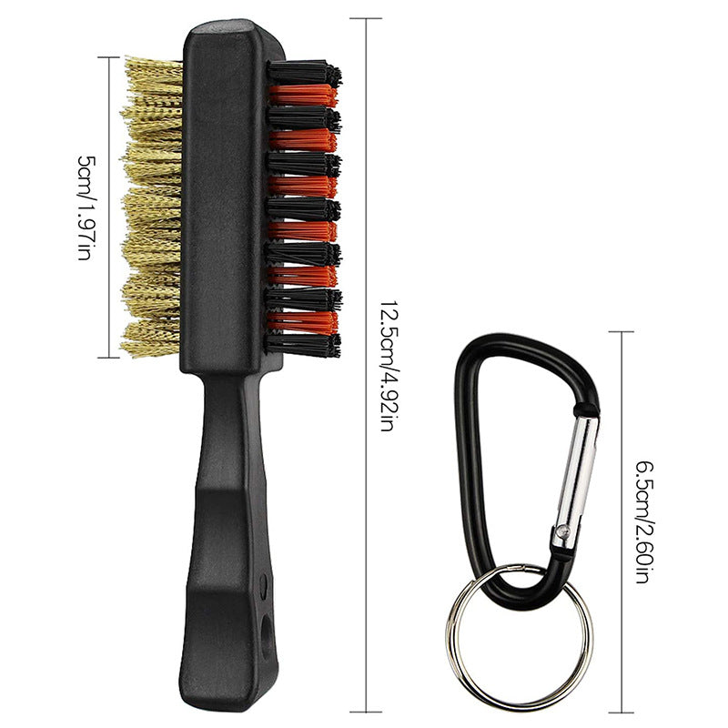 Golf Club Double-Sided Brush To Clean The Ball Head