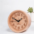 Phone-Free Morning Clock silent wood alarm clock front view
