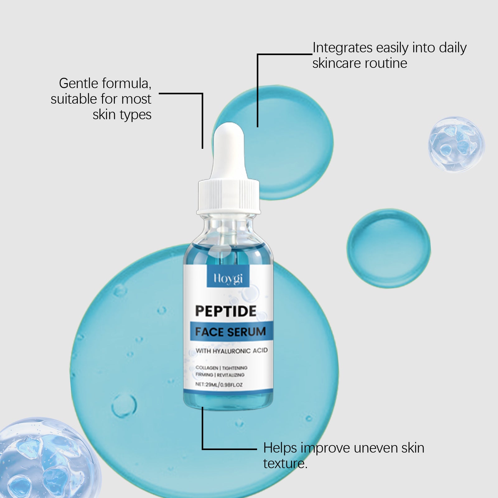 Supplier product photo for Peptide Face Serum