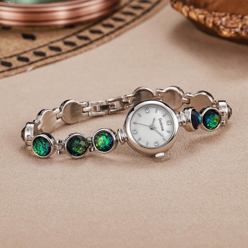 Pearl & Malachite Dress Watch
