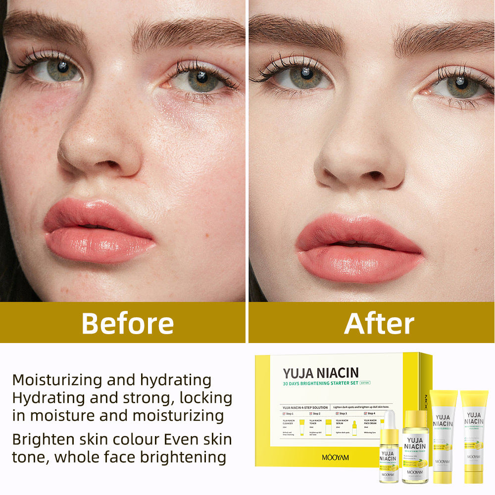 Pomelo Glow 4-Piece Skincare Gift Set