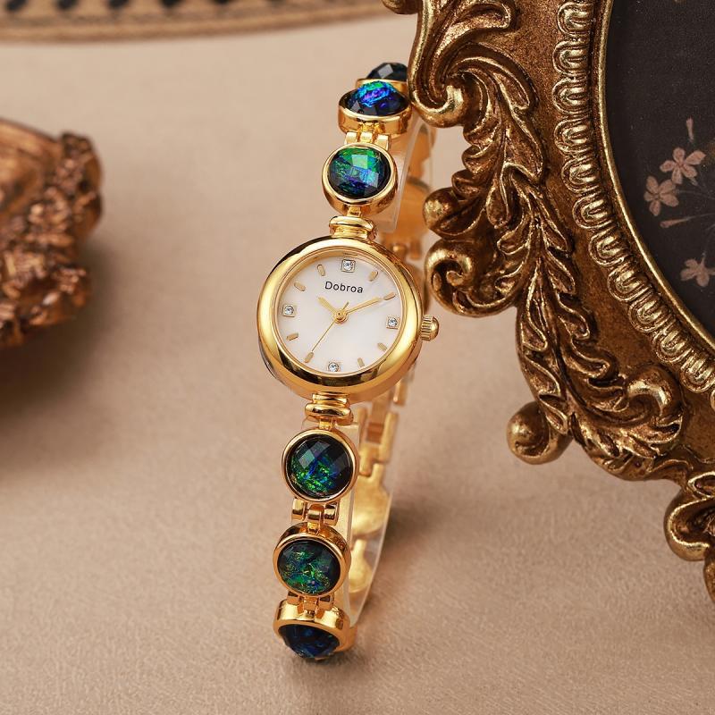 Pearl & Malachite Dress Watch