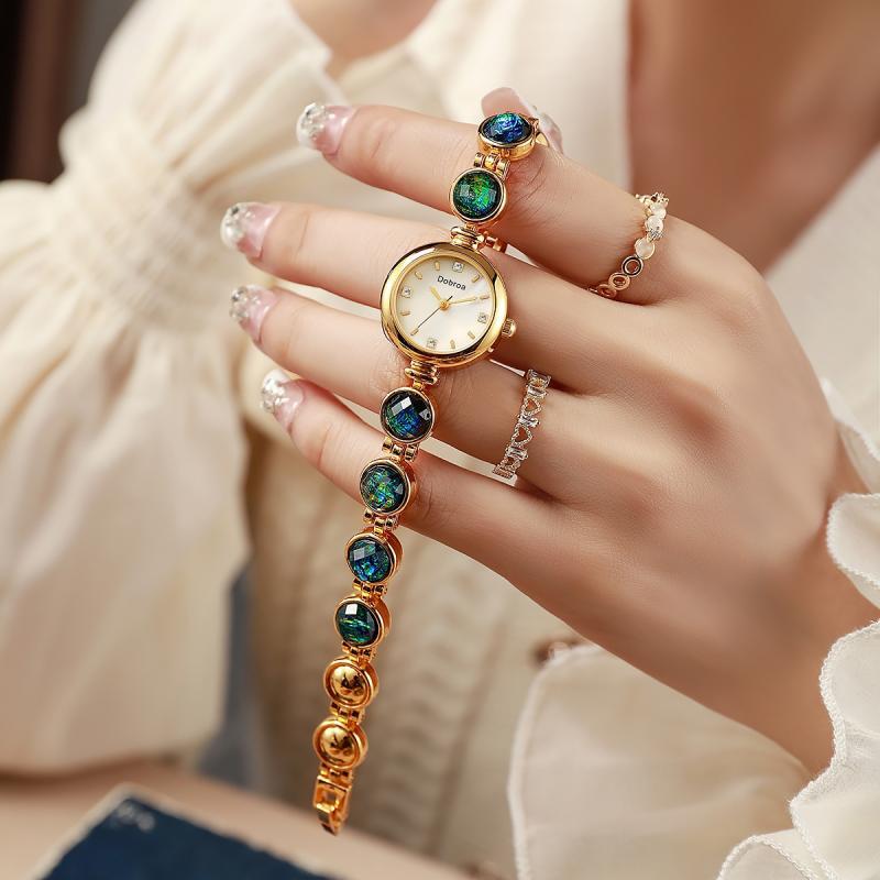 Pearl & Malachite Dress Watch