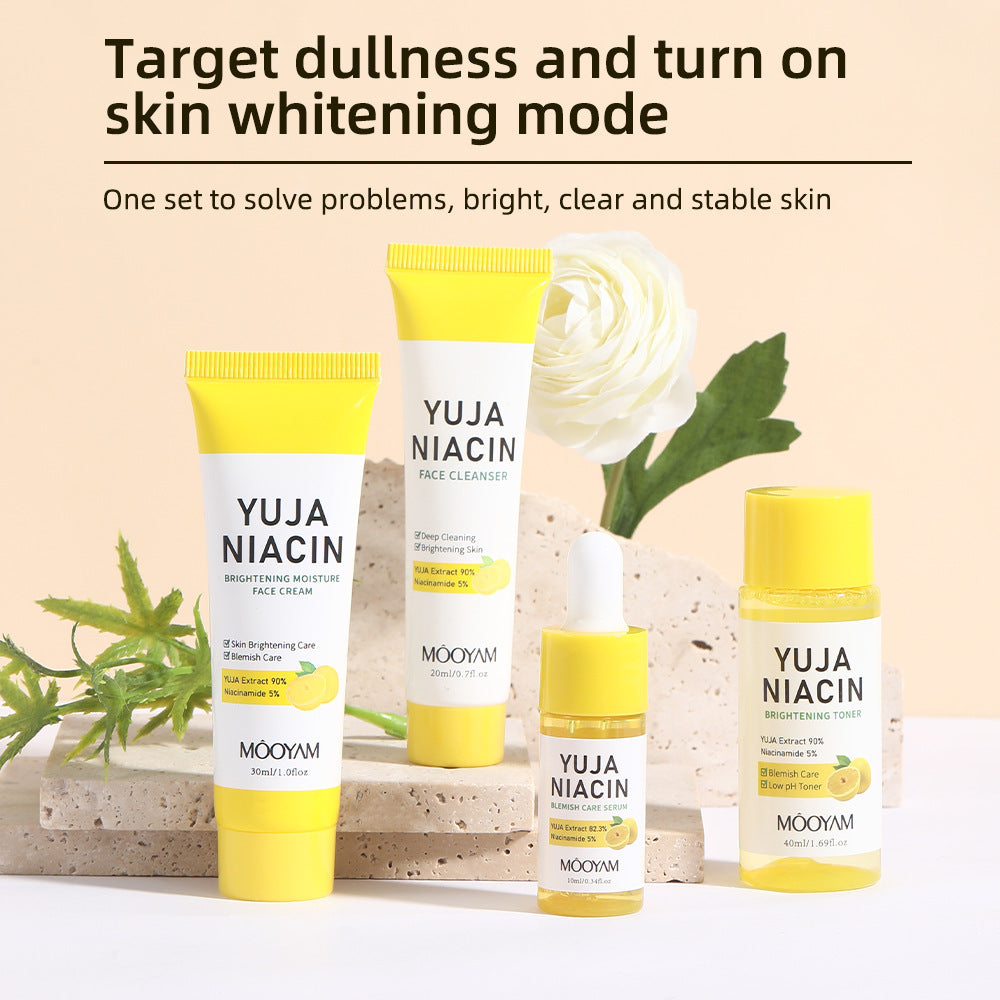 Pomelo Glow 4-Piece Skincare Gift Set