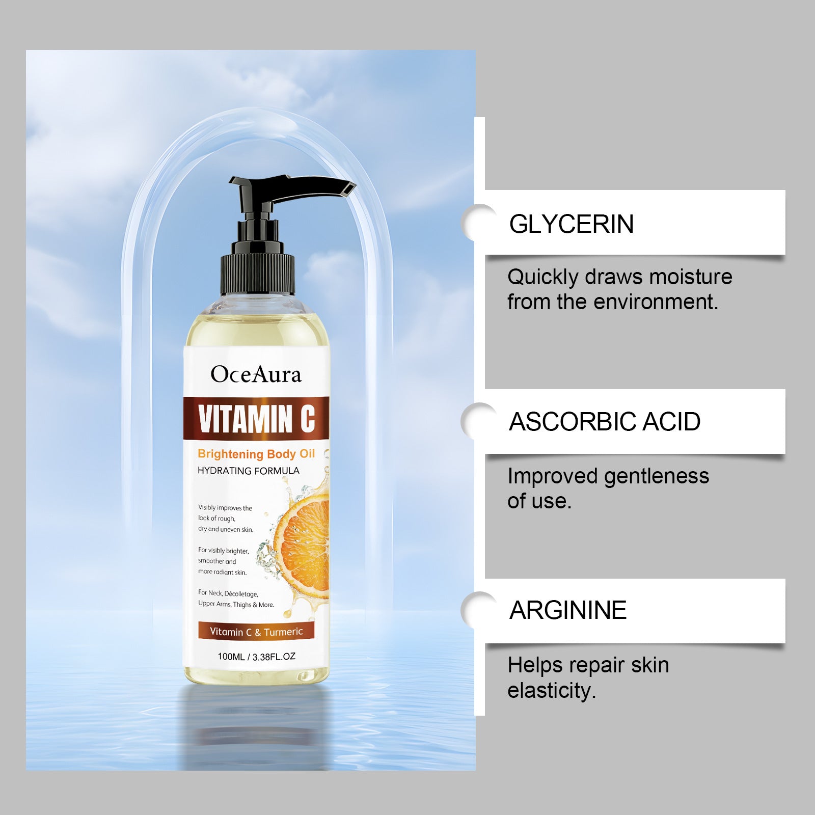 Vitamin C Silky Body Glow Oil